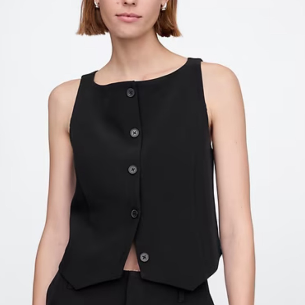 GAP BiStretch Boatneck Crop Vest